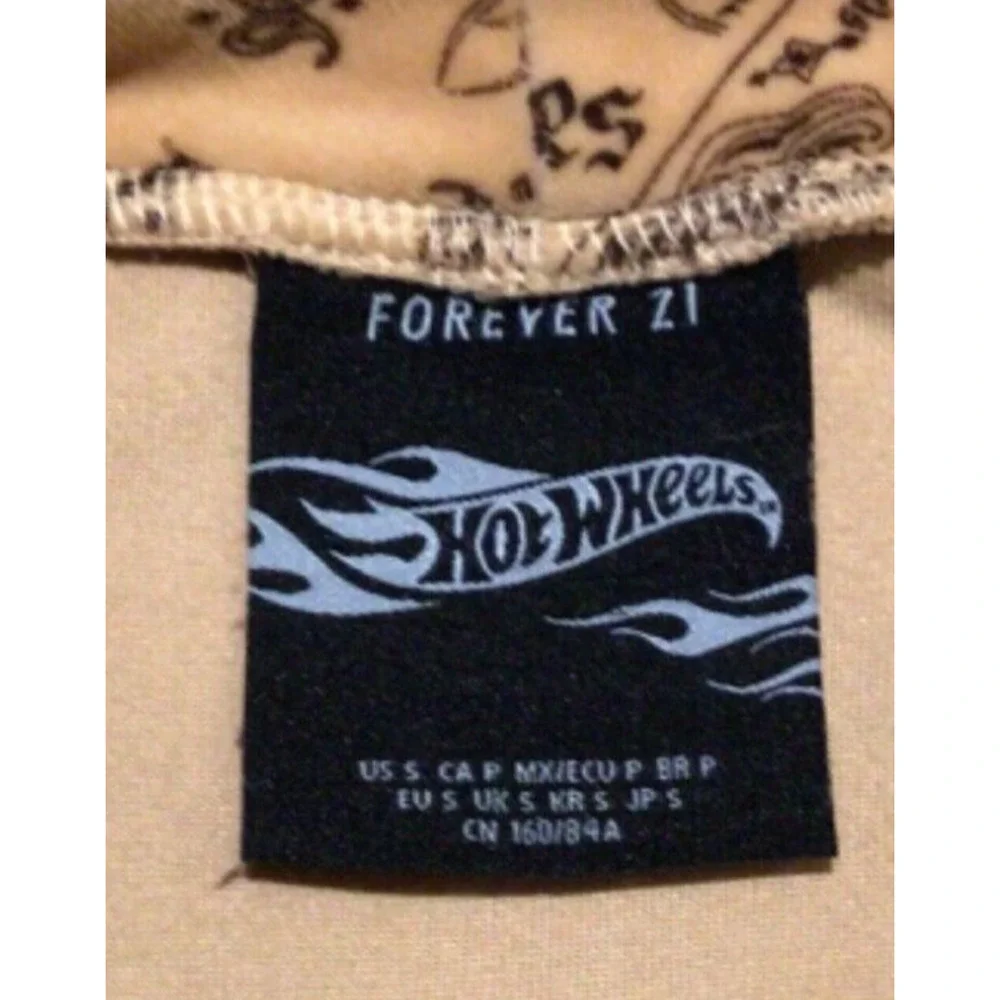 Forever 21 x Hot Wheels Tan & Brown Bath Robe ~ Size S *See Description